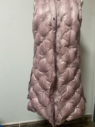 Chaleco acolchado rosa talla M