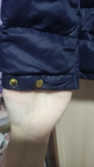 Chaqueta acolchada Zara azul marino mujer T. L