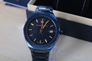 Reloj Maserati Stile Azul y Dorado
