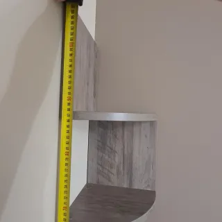 Mensola angolare in legno