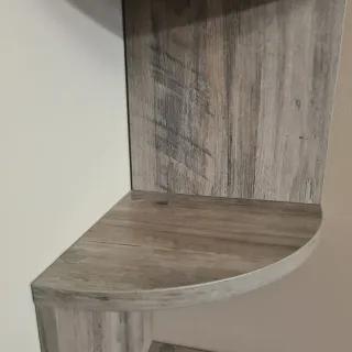 Mensola angolare in legno