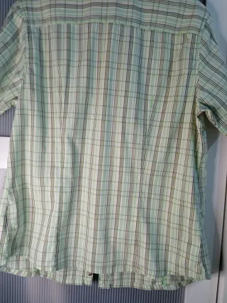 Camisa Columbia Mujer Verde y Blanca