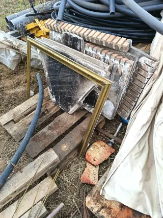 Chimenea prefabricada poco uso