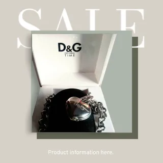 Collar Corazón Reloj D&G Dolce & Gabbana