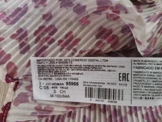 Camisa Mango floral manga abullonada Talla S