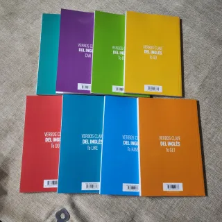 PACK 8 libros Verbos clave Inglés método vaighan