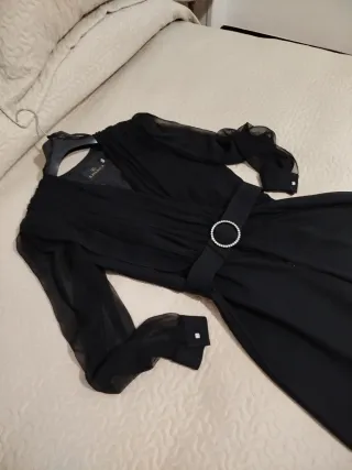 Mono largo fiesta KATERINA negro