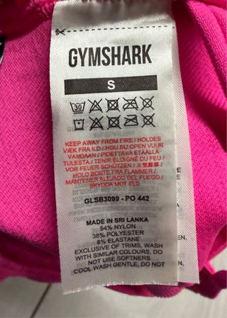 Top sportivo Gymshark donna rosa