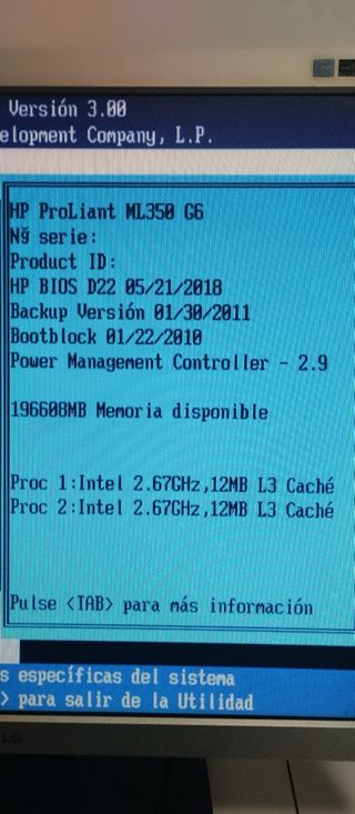 Servidor HP ProLiant ML350 G6