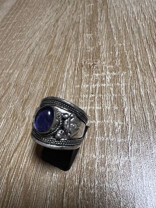 Anillo Tibetano Vintage Amatista