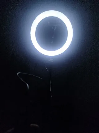 Trípode con Aro de Luz y Soporte Móvil