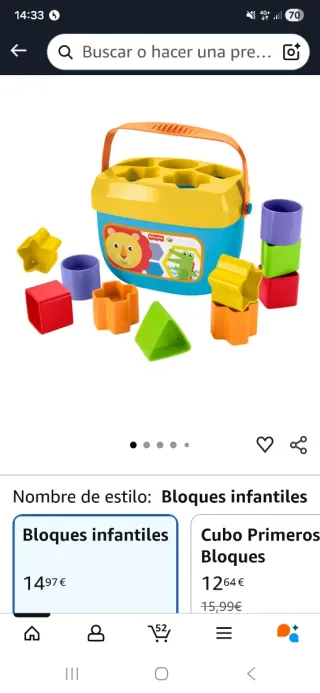 Fisher Price Bloques Piezas