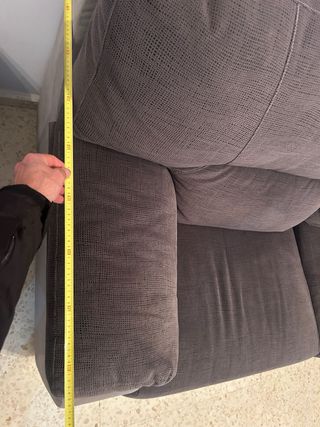 Sofá de 2 plazas gris