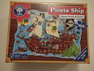 Puzzle Barco Pirata Orchard Toys 100 Piezas