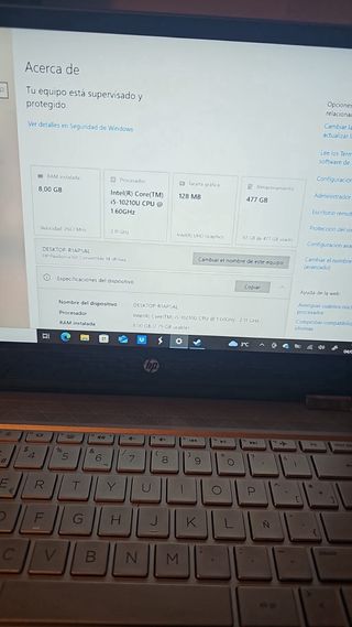 Portatile HP Grigio/Argento