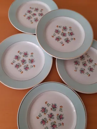 Porcelana Francesa Antigua Platos
