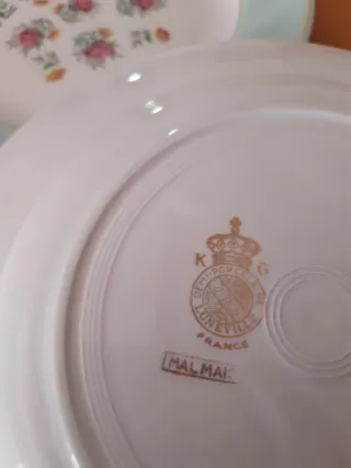 Porcelana Francesa Antigua Platos