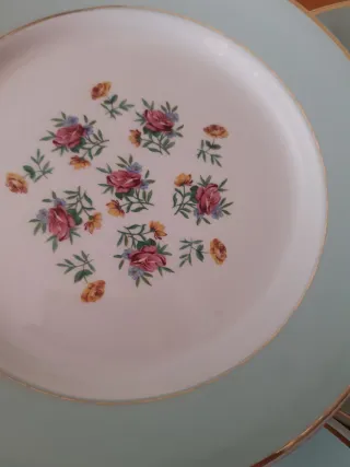 Porcelana Francesa Antigua Platos