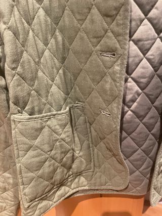 Chaqueta acolchada Zara verde oliva