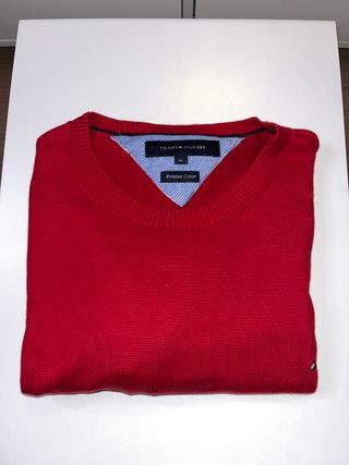 Jersey Tommy Hilfiger Algodón Premium XL Rojo