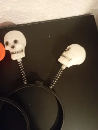 Diadema Halloween Calabaza y Calavera