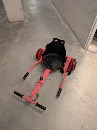 Hoverboard con Silla Rosa