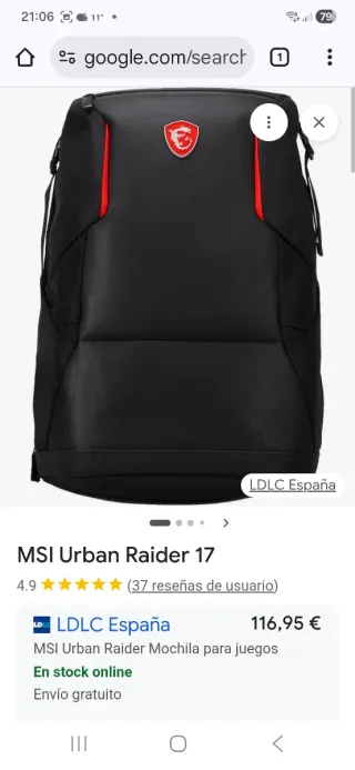 Portátil MSI GF65 Thin RTX 3060 16GB