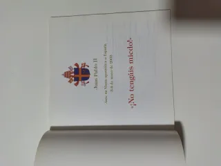 No tengáis miedo. Juan Pablo II