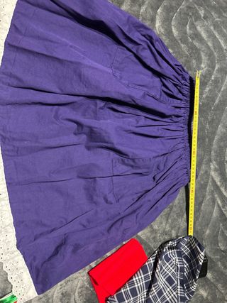 Traje arrantzale azul y rojo