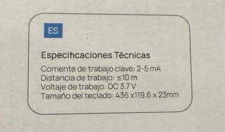 Teclado Inalámbrico OMOTON KB515