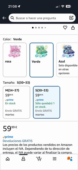 Patines ruedas Ajustables Niño