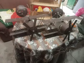 Pareja Lámparas Diseño Avión