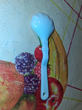 Cucchiaino Tognana Porcellana Bianco Viola