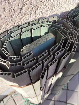 Persiana PVC y madera  alta calidad enrollable