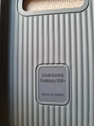 Funda Samsung S10+ Azul con Soporte