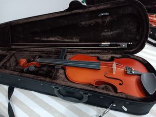 Violín con funda y arco