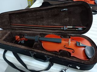 Violín con funda y arco