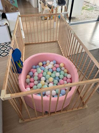 Parque infantil de madera