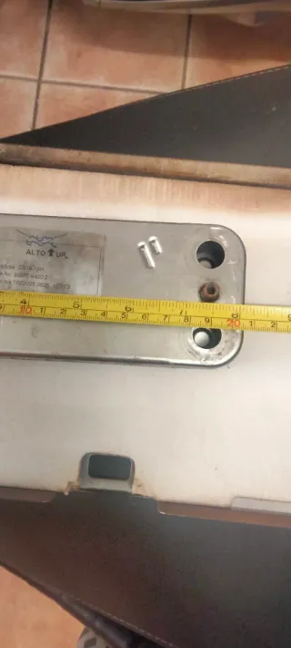 Intercambiador de calor caldera Chaffoteaux c23