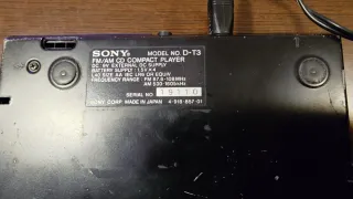 Sony Discman D-T3 Reproductor CD FM/AM