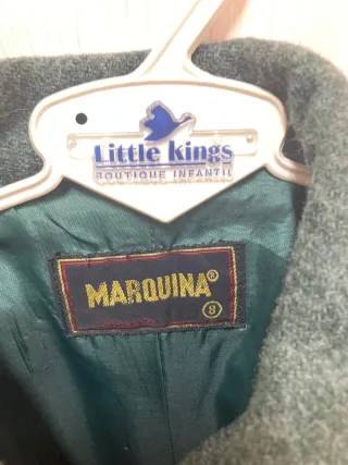 Chaquetón vintage niña Masquina verde