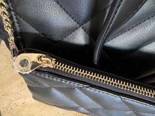 Bolso shopper Simorra negro acolchado