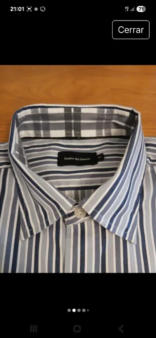 Camisa Pedro del Hierro rayas hombre