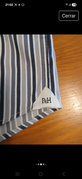 Camisa Pedro del Hierro rayas hombre