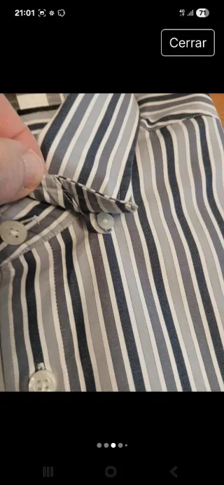 Camisa Pedro del Hierro rayas hombre