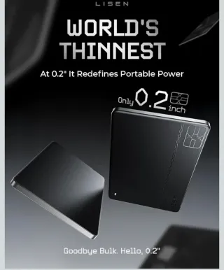 Cargador Batería Externa Ultradelgada con cable