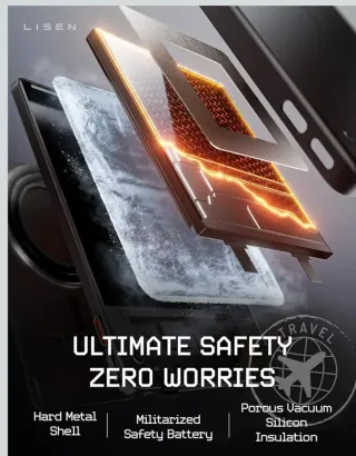 Cargador Batería Externa Ultradelgada con cable