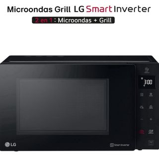 Microondas LG MH6535GIB Grill 1000W
