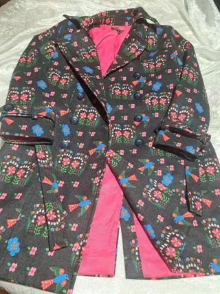 Abrigo Largo Rosalita McGee Estampado