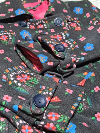 Abrigo Largo Rosalita McGee Estampado